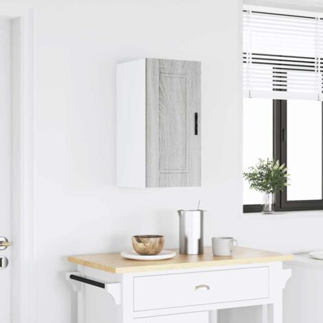 vidaXL Kitchen Wall Cabinet "Porto" Grey Sonoma Engineered Wood