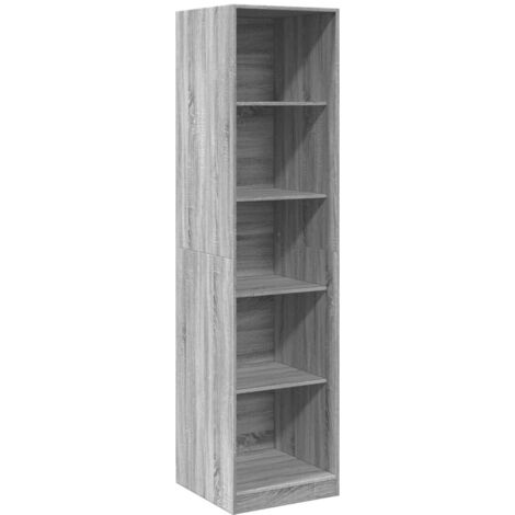 vidaXL Wardrobe Grey Sonoma 50x50x200 cm Engineered Wood