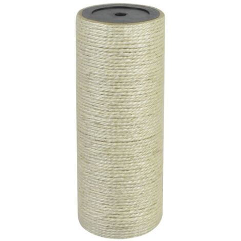 vidaXL Cat Scratching Post 8x20 cm 8 mm Beige