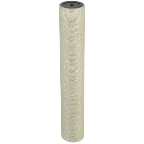 Grattoir pour chats 8 x 50 cm 10 mm Beige vidaXL466894