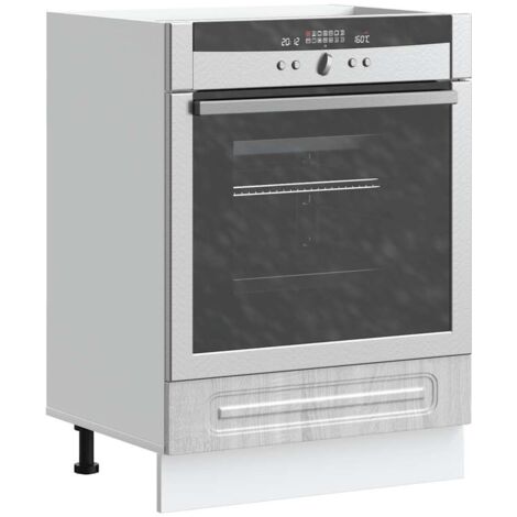 vidaXL Armoire à four Kalmar sonoma gris bois d'ingénierie
