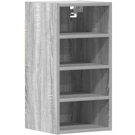 vidaXL Hanging Cabinet "Riga" Grey Sonoma 30x29,5x60 cm Engineered Wood