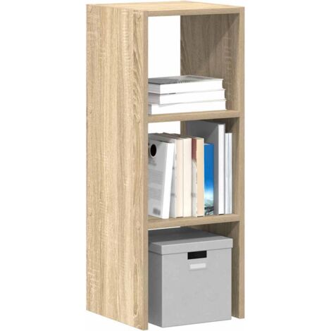 vidaXL Bibliothèque empilable chêne sonoma 30x30x80 cm bois ingénierie