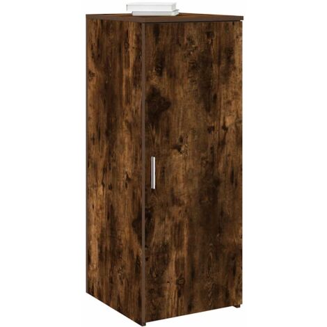 vidaXL Storage Cabinet Smoked Oak 40x45x103,5 cm Engineered Wood