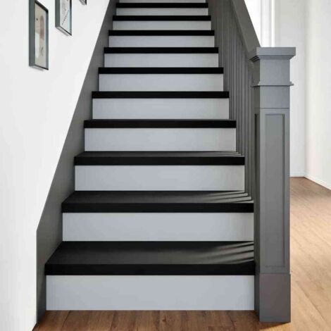 Vidaxl – Marches d'escalier en bois massif chêne – Lot de 8 – Dimensions 70x25x2 cm – Résistant aux insectes et champignons – Entretien facile