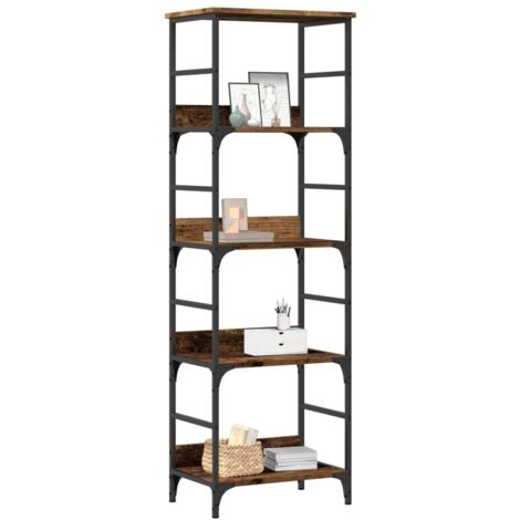 vidaXL Bibliothèque vieux bois 50x33x153 cm bois d'ingénierie
