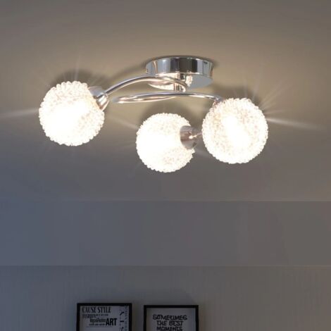 vidaXL Ceiling Lamp with 3 LED Bulbs G9 120 W (1/6)