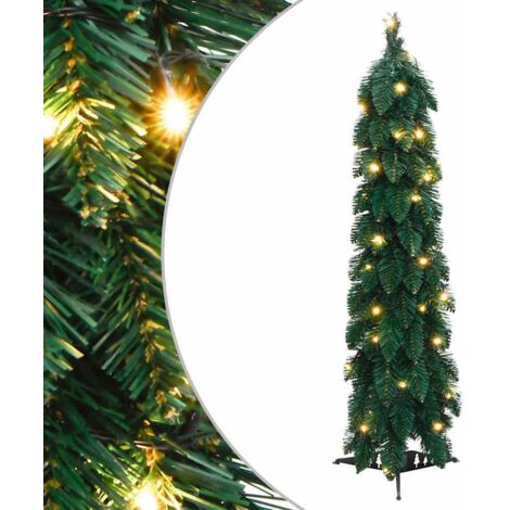 Arbre de Noël artificiel pré-éclairé avec 45 LED 90 cm vidaXL (1/5)