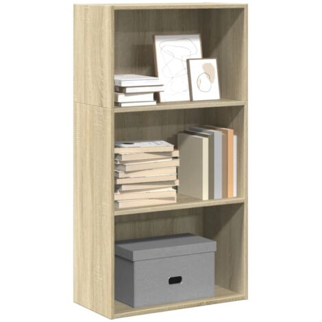 Bibliothèque chêne sonoma 60x30x114 cm bois d'ingénierie vidaXL