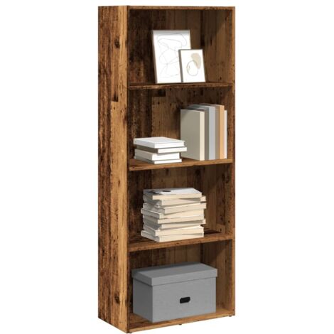 vidaXL Bookcase Old Wood 60x30x152 cm Engineered Wood (1/5)