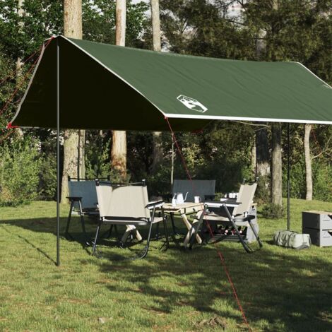 vidaXL Camping Tarp Green 430x380x210 cm Waterproof (1/5)