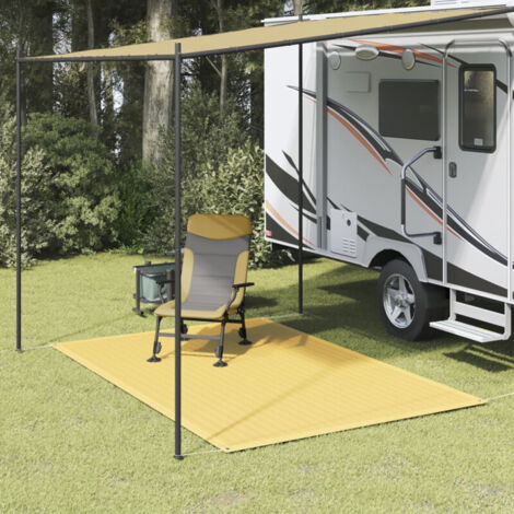 vidaXL Tapis de tente 200x300 cm Beige (1/5)