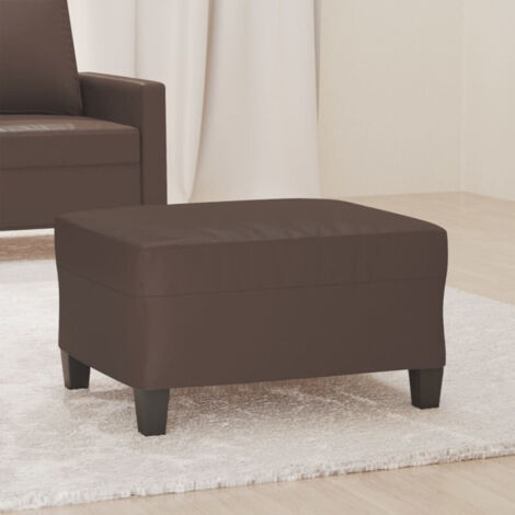 Repose-pied Marron 70x55x41 cm Similicuir vidaXL