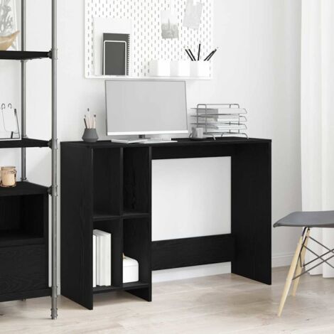 Bureau Chêne noir 102,5 x 35 x 75 cm Bois d'ingénierie vidaXL (1/5)