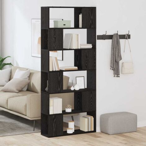 vidaXL  TV Cabinet Set  Black 80 x 24 x 186 cm Engineered Wood (1/5)