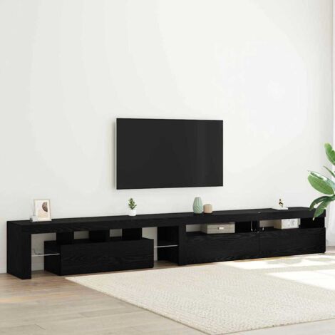 Meubles TV 3 pcs Chêne noir 290 x 36,5 x 40 cm vidaXL