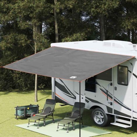 vidaXL Tarp résistant à l'eau Gris et orange
