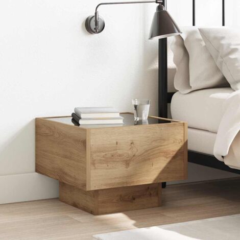 vidaXL Coffee Table Artisan Oak 40 x 40 x 30 cm Engineered wood (1/5)