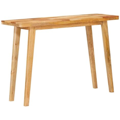 vidaXL  Dinning Table  Natural 100 x 35 x 75 cm Solid Mango Wood