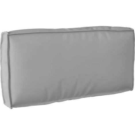 Coussin pour dossier de palette Gris 80 x 40 x 12 cm vidaXL
