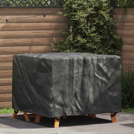 Housse pour mobilier d'extérieur Noir 113 x 113 x 73 cm 210D vidaXL