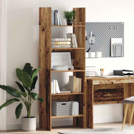 Bibliothèque Bois ancien 60 x 35 x 180 cm Bois d'ingénierie vidaXL