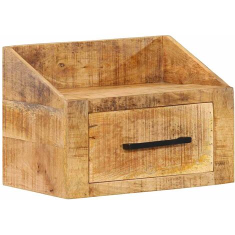 vidaXL  Bedside Cabinet  Brown 40 x 30 x 30 cm Solid Mango Wood (1/5)