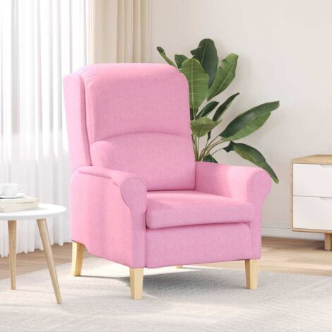 fauteuil Rose 76 x 94 x 102 cm tissu vidaXL