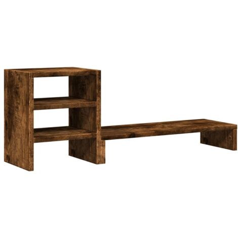 Support de moniteur et organisateur de bureau bois d'ingénierie vidaXL (1/5)