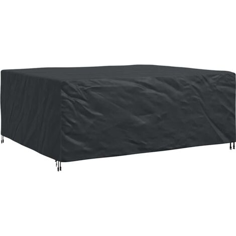 vidaXL Furniture Cover Plain Black 250 x 210 x 70 cm 420D (1/5)