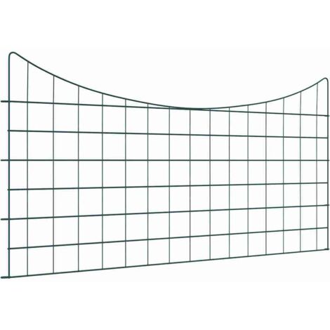 vidaXL  Pond Fence Set  5 pcs Green 100 x 50 cm Steel (1/5)
