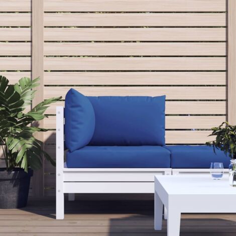 Coussins de palette lot de 3 bleu tissu oxford vidaXL