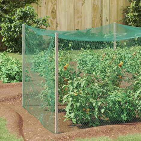 Filet de protection pour oiseaux Vert 2 x 5 m HDPE vidaXL