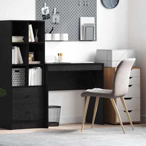 vidaXL Bureau Autre Chêne noir 80 x 40 x 76 cm Bois d'ingénierie (1/5)