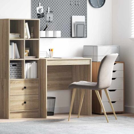vidaXL Bureau Chêne sonoma 70 x 50 x 76 cm Bois d'ingénierie (1/5)