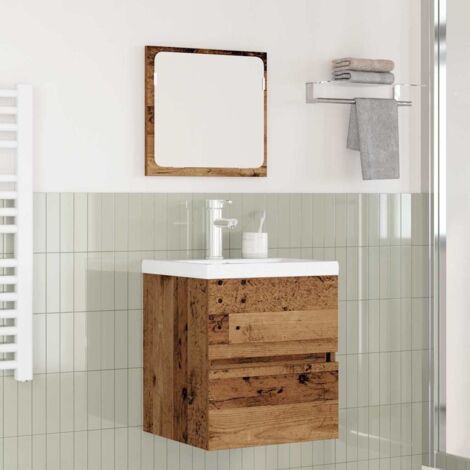 Ensemble de mobilier de salle de bain avec tiroir 3 pcs vidaXL