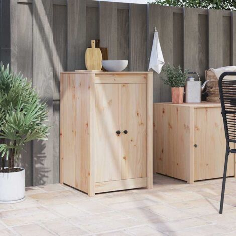 Porte de cuisine Chêne brun 50 x 9 x 82 cm Bois de pin massif vidaXL