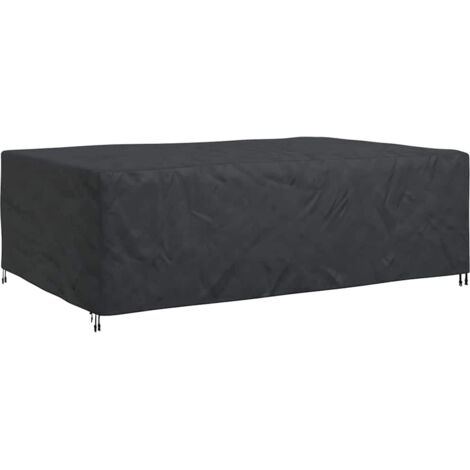 vidaXL Furniture Cover Plain Black 300 x 200 x 90 cm 210D (1/5)