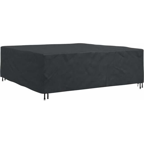 Housse pour mobilier d'extérieur Noir 235 x 235 x 70 cm 600D vidaXL