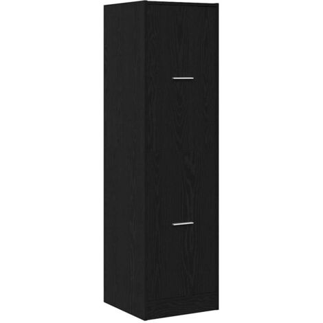 Cabinet de Pharmacie Chêne noir 40 x 41 x 144.5 cm vidaXL