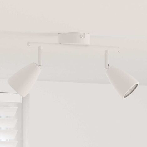 Spot de plafond Blanc 25.5 x 8 x 15.5 cm Acier vidaXL (1/5)