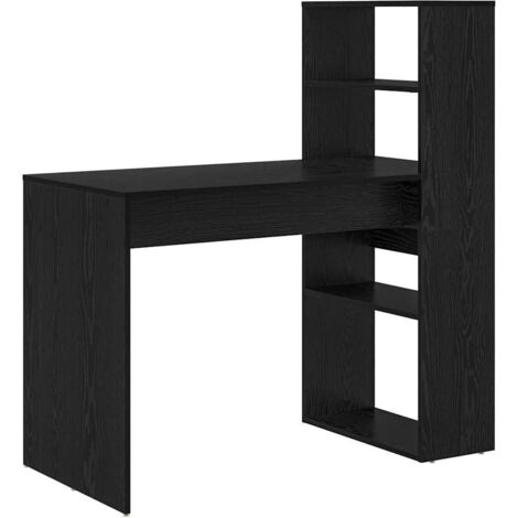 Bureau Chêne noir 113 x 54 x 120 cm Bois d'ingénierie vidaXL