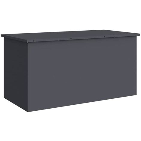 vidaXL Garden Storage Cushion Box Galvanised Steel 100 x 50.5 x 50 cm (1/5)