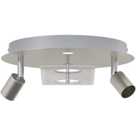 vidaXL  Ceiling Spotlight  Nickel 29 x 29 x 11 cm Steel and Glass (1/5)