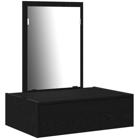 Table de Toilette Noir 60 x 40 x 70 cm Bois d'ingénierie vidaXL