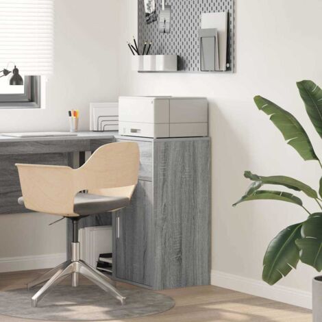 Buffet Sonoma gris 38 x 34,5 x 75 cm Bois d'ingénierie vidaXL (1/5)