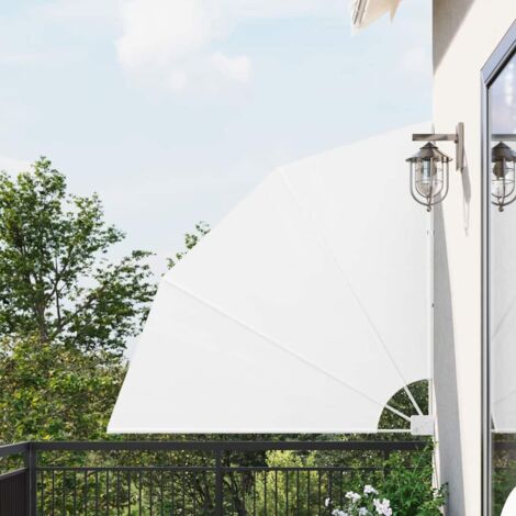 Écran de confidentialité pour balcon Blanc 140 x 140 cm tissu vidaXL