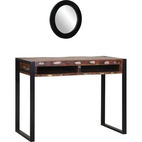 vidaXL Dressing Table Multicolour 100 x 50 x 75 cm Solid Reclaim wood (1/5)
