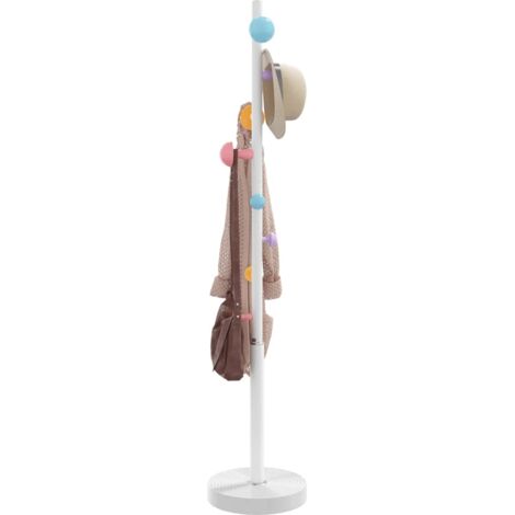 Porte-manteau blanc 172 cm fer enduit de poudre vidaXL