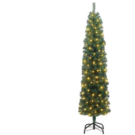 Sapin de Noël artificiel Vert 180 cm PVC et acier et plastique vidaXL